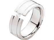 Damenring Edelstahl DE226 mit Zirkonia - Aholming