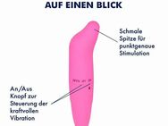 Vibrator mit gebogener Spitze, 12,5 cm pink Neu!!! Unbenutzt OVP - Gunzenhausen