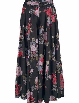 LASCANA Hosenrock mit Blumenprint, Culotte, extraweites Bein