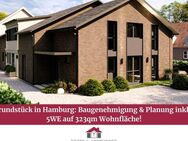 Grundstück in Hamburg: Baugenehmigung & Planung inkl.! 5WE auf 323qm Wohnfläche! - Hamburg
