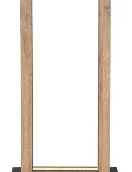 GLOBO LIGHTING LED Tischleuchte MANDERA, LED fest integriert, Warmweiß, Tischlampe/holzoptik/3000K/Wohnzimmer/Schlafzimmer/modern