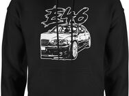 BMW E46 Herren Hoodie mit M3 Paket Druck – Perfektes Geschenk für Motorsport-Fans! Deign23 - Ingolstadt