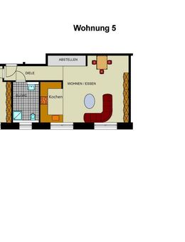 Wohnung 2,5 Zimmer Fußbodenheizung, Barrierefrei - Essen