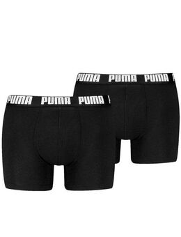 PUMA Boxershorts PUMA MEN EVERYDAY BASIC BOXERS 2P (2er Pack) mit Logobund