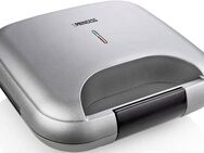PRINCESS Sandwichmaker 127003 DeLuxe, 750 W, 22x12cm Bratfläche, 0,85 m Kabellänge, mit Sicherheitsverschluss