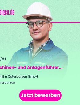 Maschinen- und Anlagenführer (m/w/d) - Osterburken