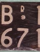 Nummernschild in 73230