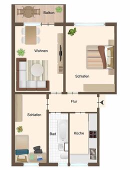 Renovierte Wohnung sucht kleine Familie,,,, - Eisleben (Lutherstadt)
