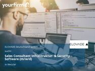 Sales Consultant Infrastruktur- & Security Software (m/w/d) - Wetzlar