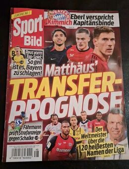 Sport Bild Nr. 48/2024 27.11.2024 Bundesliga Fußball SportBild Bayern München - Essen