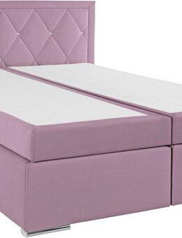 Leonique Boxbett Alfie, Bestseller, wahlweise mit Bettkasten, mit Straßsteinen im Kopfteil, H2, H3 und H4 wählbar