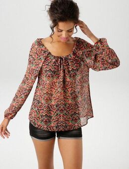 Aniston CASUAL Schlupfbluse mit raffiniertem Cut-Out im Rücken