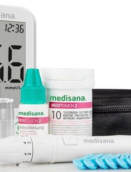 Medisana Blutzuckermessgerät Meditouch 2, mmol/L, Präzise Messgenauigkeit entsprechend der neuen ISO 15197