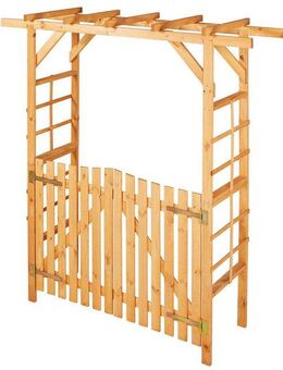 promadino Rosenbogen Pergola Anke, BxTxH: 200x60x210 cm, mit Türen
