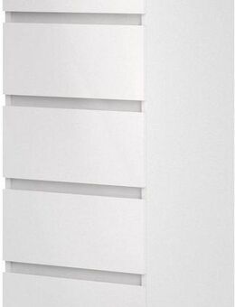 INOSIGN Highboard Naia, Hochkommode, 5 Schubladen, Aufbewahrung, grifflose Front, Modern, skandinavisches Design, Schmal, in mehrere Farben