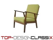 wie neu! Mid Century Danish Teak Lounge Chair Sessel Kissen neu! - Hamminkeln Zentrum