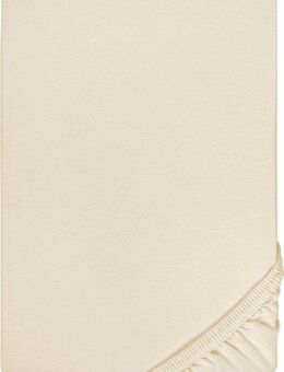 Biberna Spannbettlaken Thea, Jersey-Elasthan, Gummizug: rundum, (1 Stück), aus Baumwolle, für Matratzen bis 25 cm Höhe, Bettlaken, Spannbetttuch