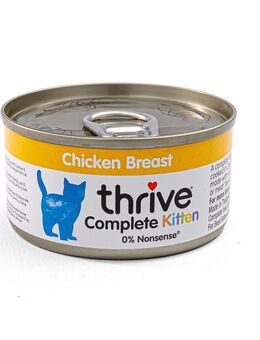 2-fach zooPunkte auf 6 x 75 g / 12 x 75 g Thrive Complete - Kitten: Huhn (12 x 75 g)