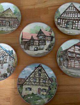 Wandteller/Sammlerteller mit Zertifikat - Heidesee