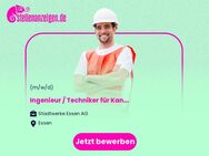 Ingenieur / Techniker (gn) für Kanal- und Entwässerungsplanung - Essen