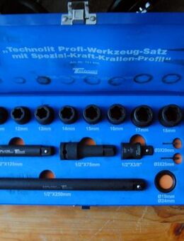Technolit Profi-Werkzeug-Satz ,,Kraft-Kralle'' 1/2 - 20-teilig - Leverkusen
