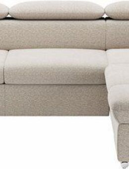sit&more Ecksofa Valentine, L-Form, Sofa mit Armteil- & Kopfteilverstellung, optional mit Bettfunktion, Ottomane links oder rechts