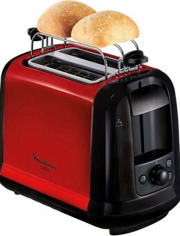 Moulinex Toaster LT261D Subito, 2 kurze Schlitze, für 2 Scheiben, 850 W, Anhebevorrichtung, 7 Bräunungsstufen, Krümelschublade