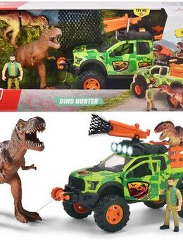 Dickie Toys Spielfigur Spielset - Dino Hunter, mit Licht und Sound
