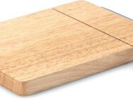 Continenta Schneidebrett, Holz, (1-St), mit Käseschneider, Gummibaum