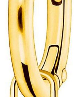 THOMAS SABO Single-Creole mit abnehmbaren Schloss Anhänger, mit Zirkonia (synth)