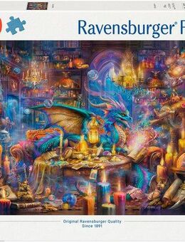 Ravensburger Puzzle Drachenbibliothek, 3000 Puzzleteile, Made in Germany
