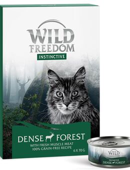 Sparpaket Wild Freedom Instinctive 24 x 70 g - Ergänzungsfuttermittel - Dense Forest - Hirsch