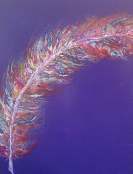 Acryl Gemälde mit Intensiven, lebendigen Farben "Phönix Feder" - Sulz (Neckar)