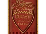 Tolles Ducati Blechschild Meccanica Bologna Motorrad Biker 20x30 cm - Hamburg