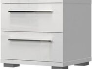 Places of Style Nachtkommode Piano, Nachttisch aus FSC-zertifiziertem Holzwerkstoff, Made in Europe (45/40/43 oder 61cm (B/T/H), ideal passend zum Boxspringbett), UV lackiert, hochglänzend, Soft-Close Funktion, 2 oder 3 Schubladen