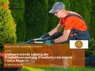 Stellvertretende Leitung der Friedhofsverwaltung (Friedhofs-) Gärtner:in / GaLa-Bauer:in - Bad Nauheim