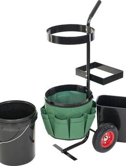 WESTMANN Transportwagen Gartentrolley, mit Werkzeugtasche und 2 Eimern
