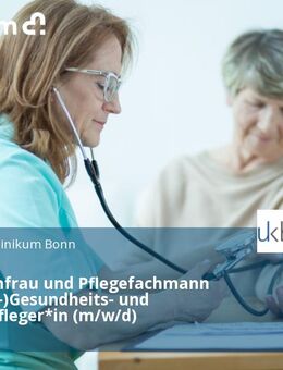 Pflegefachfrau und Pflegefachmann bzw.(Fach-)Gesundheits- und Krankenpfleger*in (m/w/d) - Bonn