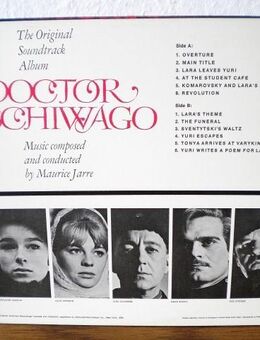 Doctor Schiwago-Maurice Jarre-Vinyl-LP,MGM,1965/66 - Linnich