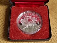 Kanada 1 Dollar 1981, Transkanadische Eisenbahn, silber, PP, OVP - Essen