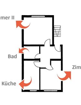 Zentrale 2-Zimmer-Wohnung! - Hamm