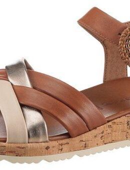 Tamaris Sandalette, Plateau, Sommerschuh, Riemchensandale mit hübscher Zierschnalle