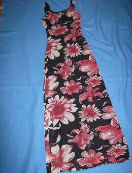 NEU * Sexy * Blumen * Blüten * Flower- Power * Mesh * Chiffon * Maxi * Long * Etui * Träger- Kleid "Street One" Gr. 32- 34/ XS * schwarz * bordaux * creme- beige * - Riedlingen