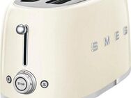Smeg Toaster TSF02CREU, 2 lange Schlitze, für 2 Scheiben, 1500 W