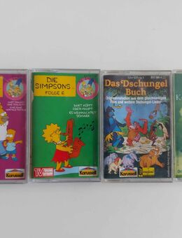 Hörspielkassetten: Die Simpsons 2 + 6, König der Löwen + Das Dschungelbuch-Musik - Schenefeld (Landkreis Pinneberg)
