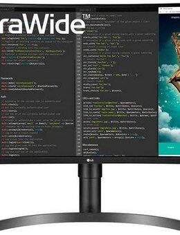 LG 35WN75CP LCD-Monitor (89 cm/35 ", 3440 x 1440 px, UWQHD, 5 ms Reaktionszeit, 100 Hz, TFT-LCD)