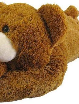 Heunec® Kuscheltier Bär liegend XL hellbraun