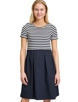 Vera Mont Sommerkleid Vera Mont Damen Sommerkleid mit Kellerfalten Materialmix