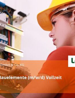 Monteur Bauelemente (m/w/d) Vollzeit / Teilzeit - Hofgeismar