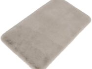 my home Badematte Rabbit Badematten, Badvorleger, Badezimmer Teppich, Höhe 30 mm, rutschhemmend beschichtet, fußbodenheizungsgeeignet, schnell trocknend, strapazierfähig, Polyester, rechteckig, Kaninchenfell-Haptik, Badteppich, rechteckig, rund & als...